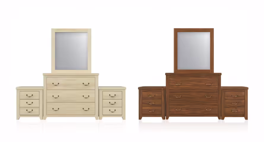 Bedside Tables - Dressers - Mirrors