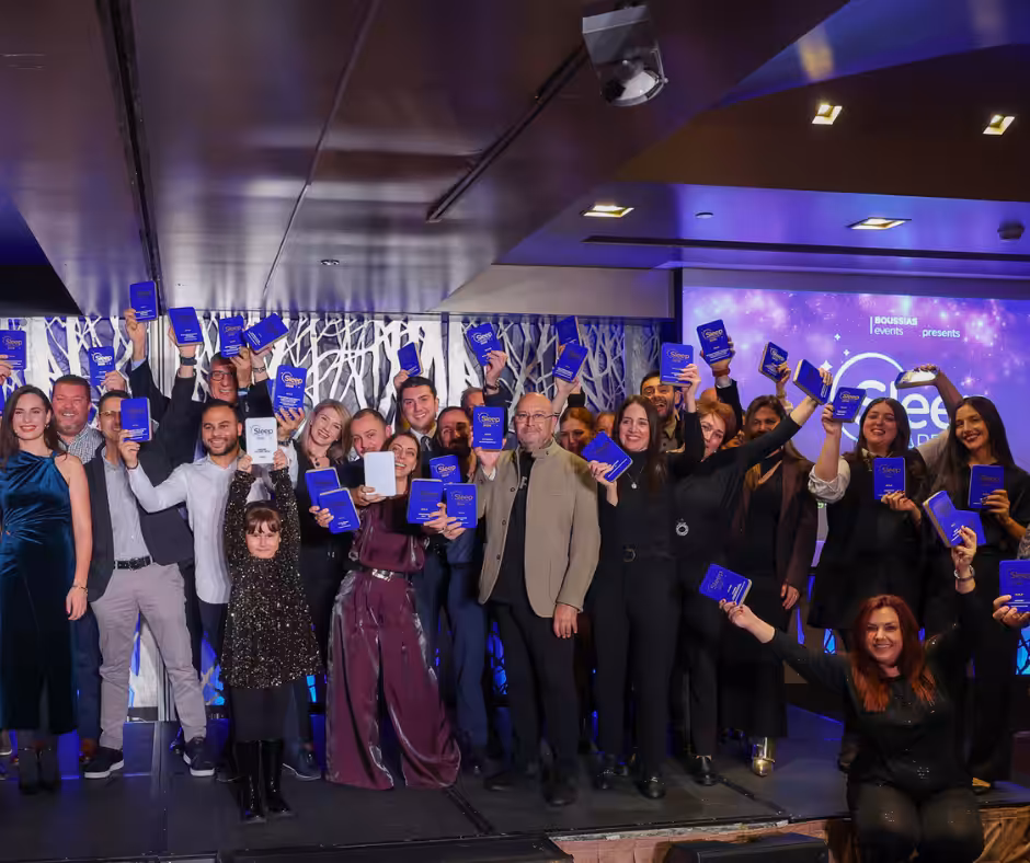 Greco Strom at the Sleep Awards 2026.